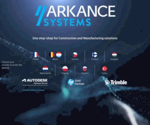 Arkance-SYstems.com(Software solutions and service to improve your construction and manufacturing processes) Screenshot