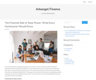 Arkangelweb.org(Arkangel Finance) Screenshot