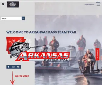 Arkansasbassteamtrail.net(Arkansas Bass Team Trail's goal) Screenshot