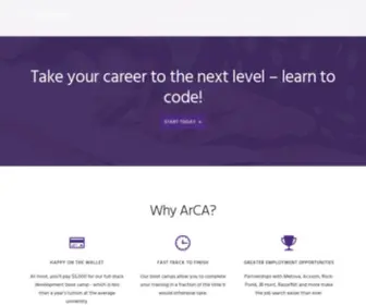 Arkansascodingacademy.com(Arkansas Coding Academy) Screenshot