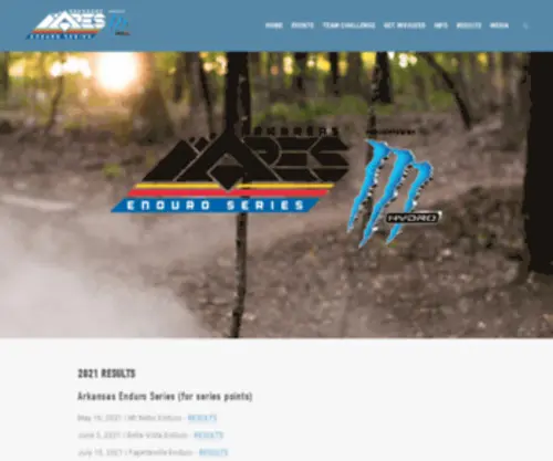 Arkansasenduroseries.com(Arkansas Enduro Series) Screenshot