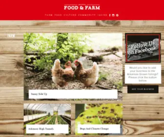 Arkansasfoodandfarm.com(Arkansas Food & Farm) Screenshot