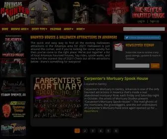 Arkansashauntedhouses.com(Arkansas Haunted Houses) Screenshot