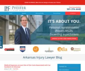 Arkansasinjurylawyerblog.com(Published by Little Rock) Screenshot