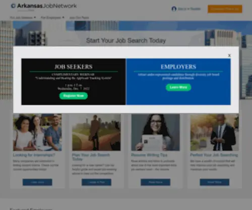 Arkansasjobnetwork.com(Search Jobs) Screenshot