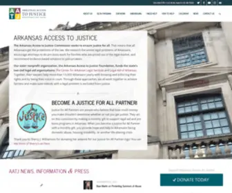 Arkansasjustice.org(Arkansas Access to Justice) Screenshot