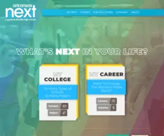Arkansasnext.com(A guide to life after high school) Screenshot