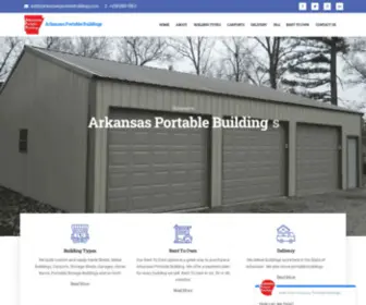 Arkansasportablebuildings.com(Arkansas Portable Buildings) Screenshot