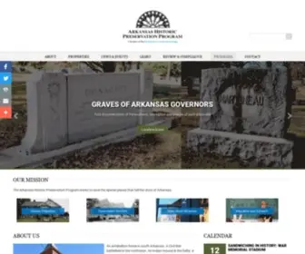 Arkansaspreservation.com(The Arkansas Historic Preservation Program) Screenshot