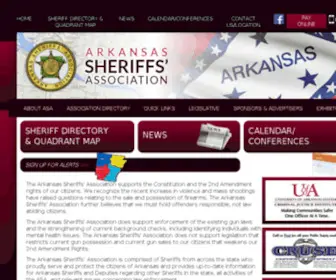 Arkansassheriffsassociation.com(Arkansas Sheriffs' Association) Screenshot