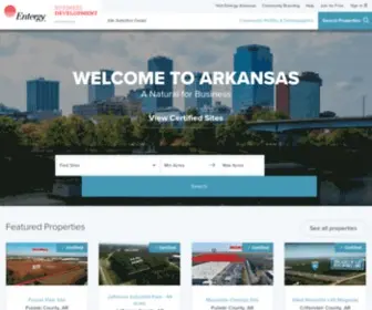 Arkansassiteselection.com(Site Selection Center) Screenshot