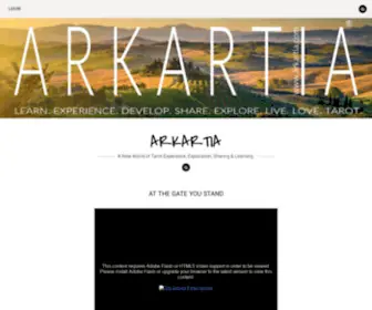 Arkartia.com(A New World of Tarot Experience) Screenshot