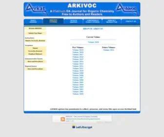 Arkat-Usa.org(ARKAT USA) Screenshot