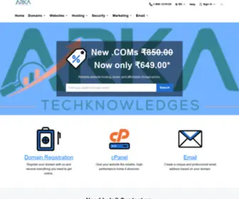 Arkatechknowledges.in(ARKA TECHKNOWLEDGES PRIVATE LIMITED) Screenshot