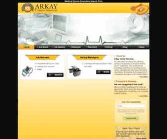 Arkaycareers.com(Medical Device Jobs) Screenshot