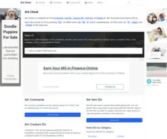 Arkcheat.com(Ark Cheat) Screenshot