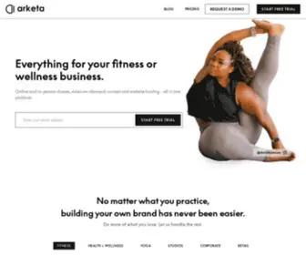 Arketa.co(Grow your wellness business) Screenshot