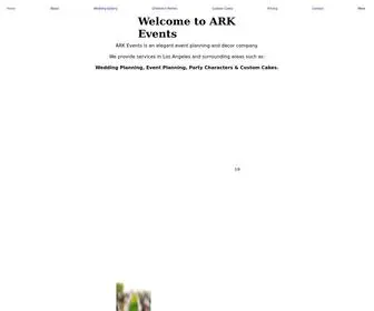 Arkevents.com(WEDDING PLANNER) Screenshot