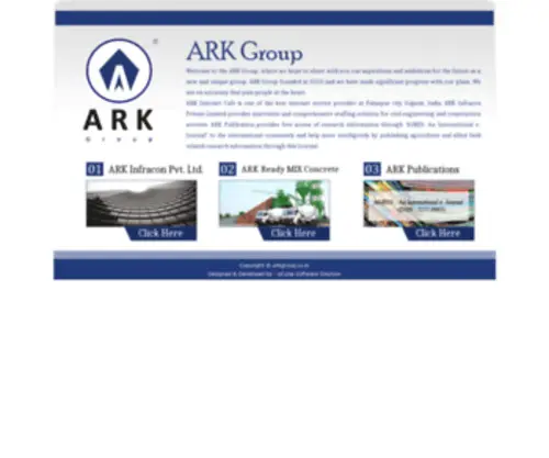 Arkgroup.co.in(Ark Group) Screenshot