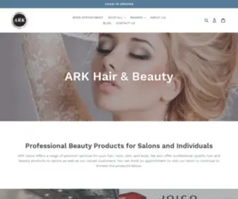 Arkhairandbeauty.ca(ARK hair & beauty) Screenshot