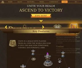 Arkheim.com(REALMS AT WAR) Screenshot