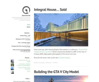 Arkhitekton.net(Intermittent and idiosyncratic commentary on architecture) Screenshot