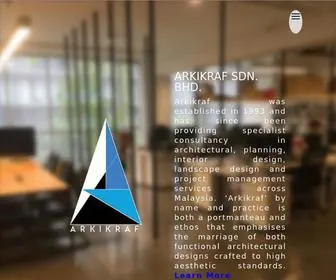 Arkikraf.com(Specialist Consultancy in Architectural) Screenshot