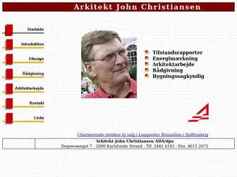 Arkitekt-Christiansen.dk(Arkitekt John Christiansen) Screenshot