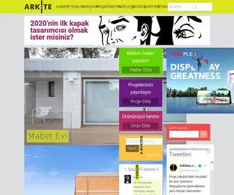 Arkitera.com(Türkiye'nin Mimarlık Yayını) Screenshot