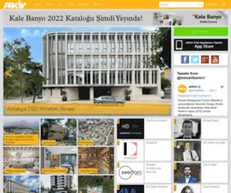 Arkiv.com.tr(Türkiye'nin Mimarlık Arşivi) Screenshot