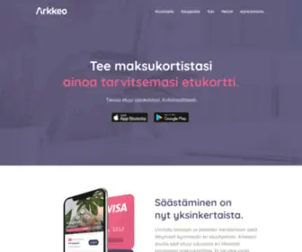 Arkkeo.com(Kaikki asiakasetusi samassa paikassa) Screenshot