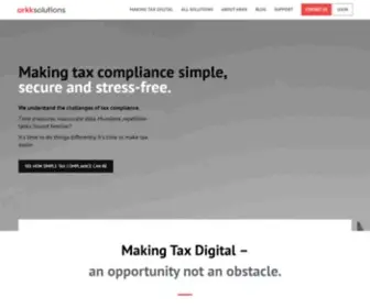 Arkksolutions.com(Award-winning Making Tax Digital Software) Screenshot