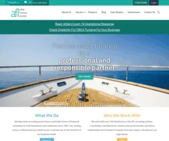 Arklefinance.co.uk(Asset finance & equipment leasing) Screenshot
