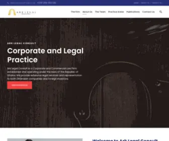 Arklegal.org(Ark Legal Consult) Screenshot