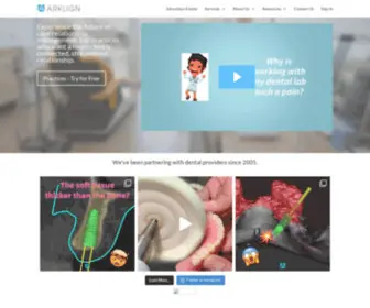 Arklign.com(Transforming the Dental Lab Experience) Screenshot