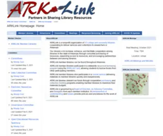 Arklinklibraries.org(ARKLink) Screenshot