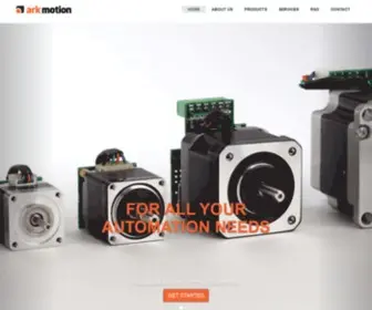 Arkmotion.com(Specialized in motion solution) Screenshot