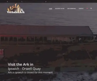 Arkmuseum.eu(Kom ook naar het eerste drijvende Bijbelse themapark van Europa. De Ark van Noach) Screenshot