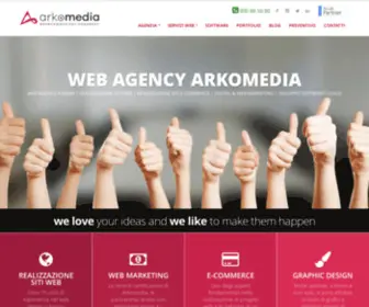 Arkomedia.it(Web Agency Roma) Screenshot