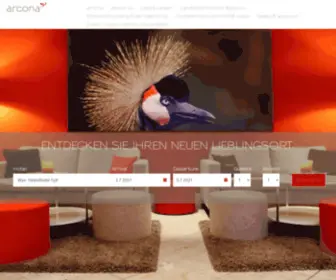 Arkona-Hotel.de(Arcona HOTELS & RESORTS) Screenshot
