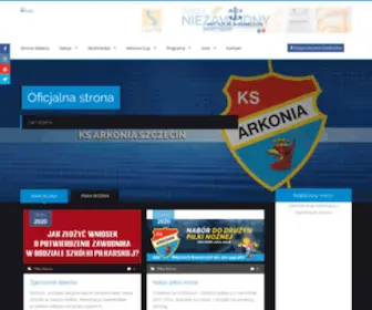 Arkonia.szczecin.pl(Klub Sportowy Arkonia Szczecin) Screenshot