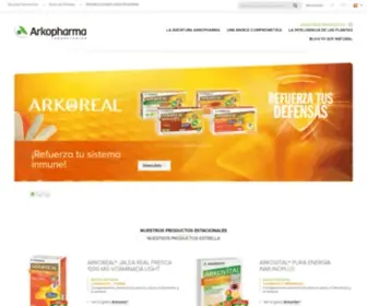 Arkopharma.es(Laboratorio especializado en plantas medicinales) Screenshot