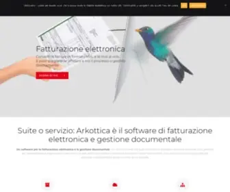 Arkottica.it(Software gestione documentale e fatturazione elettronica) Screenshot