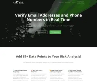 Arkowl.com(Email Risk Analysis) Screenshot