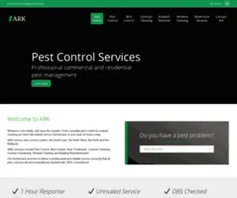 Arkpestcontrol.com(Ark Pest Control) Screenshot