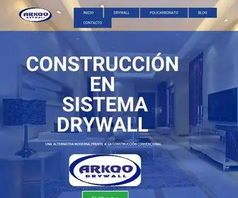 ArkqOdrywall.com(ARKQO DRYWALL) Screenshot