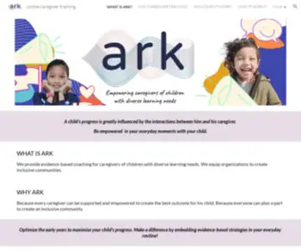 ARKSG.org(Online caregiver training) Screenshot