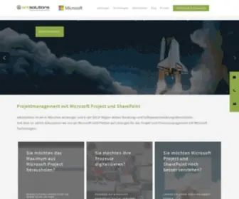 Arksolutions.de(Implementing project systems) Screenshot
