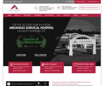 Arksurgicalhospital.com(Arkansas Surgical Hospital) Screenshot