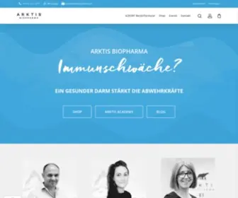 Arktisbiopharma.ch(ArktisBioPharma Schweiz) Screenshot